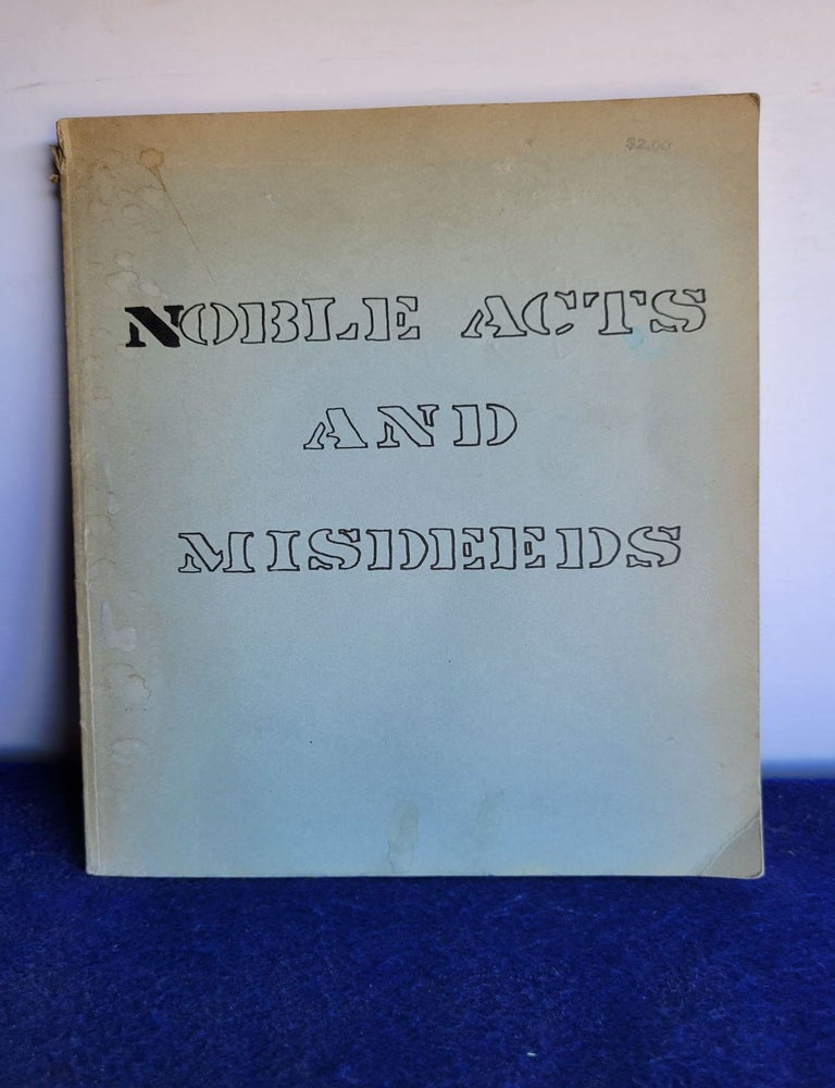 Item #N168 Noble Acts and Misdeeds. Arthur Brom.