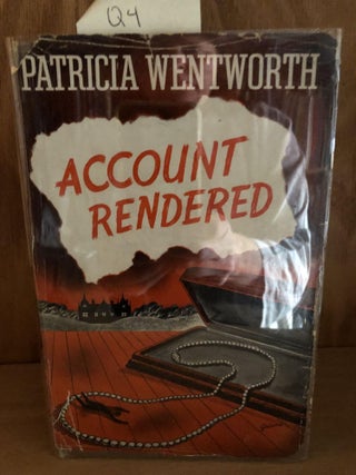 Item #Q4 Account Rendered Scarce. Patricia Wentworth
