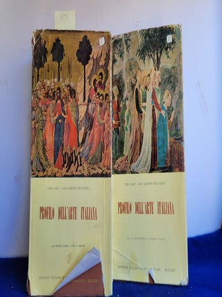 Item #RM5 Profilo Dell'Arte Italiana Volume 1&2. Enzo Carli, Gian Alberto Dell'acqua