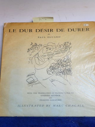 Item #RM6 Le Dur Desir De Durer. Eluard Paul
